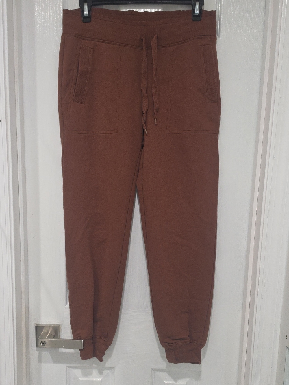 Norma Kamali Women's Brown Drawstring Jogger Pants